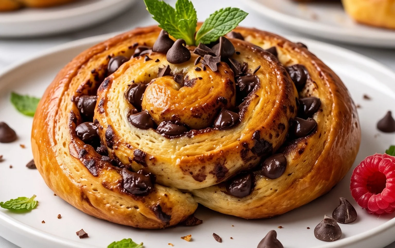 Brioche suisse aux pépites de chocolat (drop)