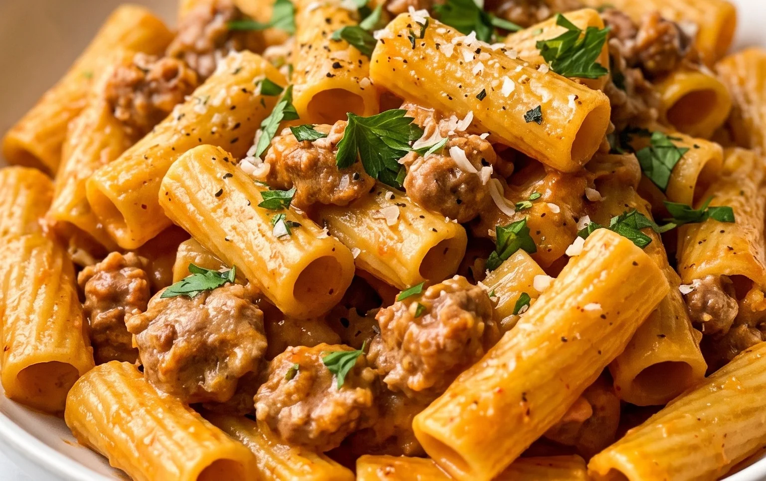 Creamy Sausage Rigatoni (One-Pan, 30-Minute Meal)